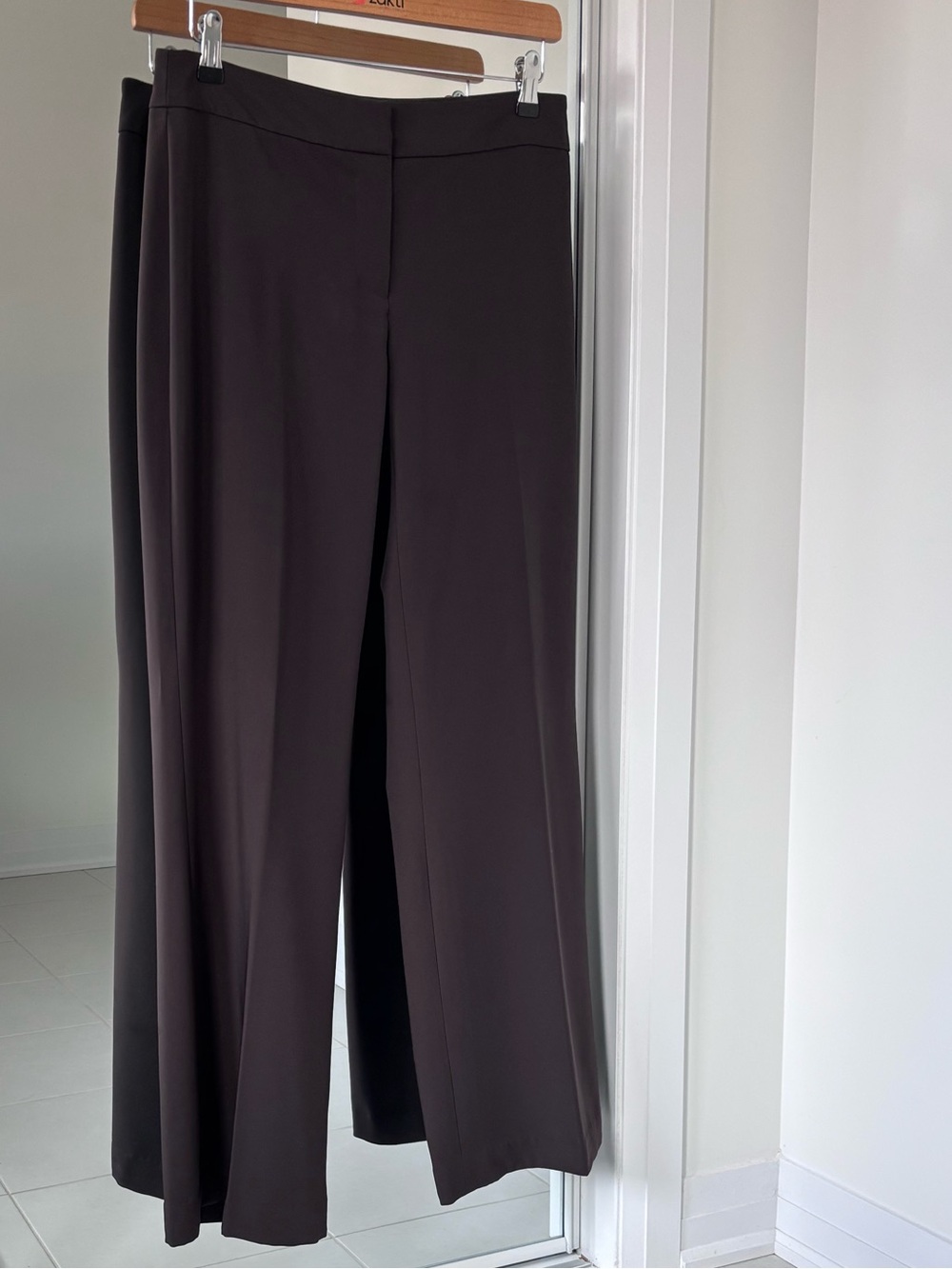 Beechers Brook Wide Leg Pants in Brown 31.5”